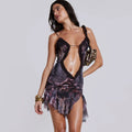 Slit Party Dress.
