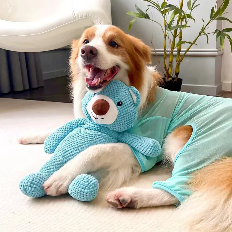 Juguete de peluche para perros que chirría