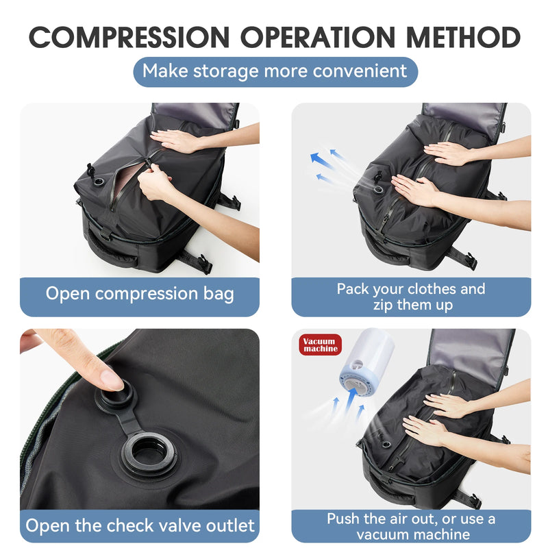 Vacuum Backpack Travel Bag