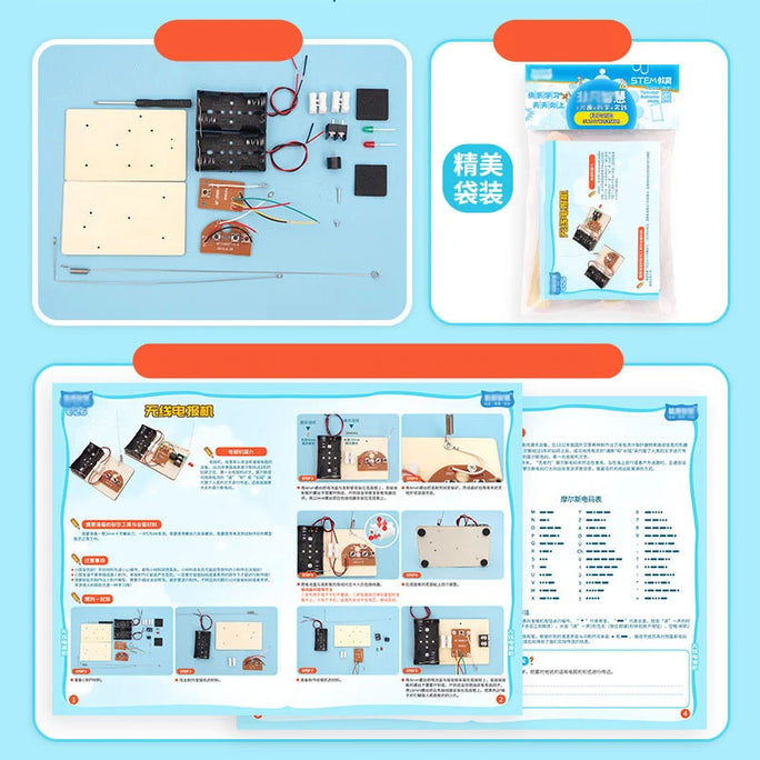 Kit de ciência telegráfica faça você mesmo