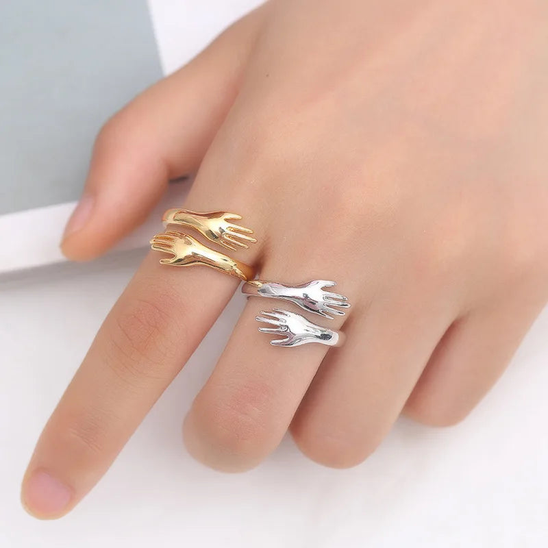 Adjustable Ring "A Hug of Love"