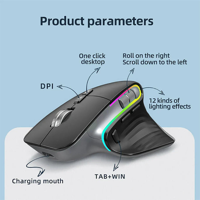 Ratón inalámbrico Bluetooth multidispositivo