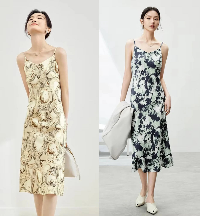 Printed Midi Dress