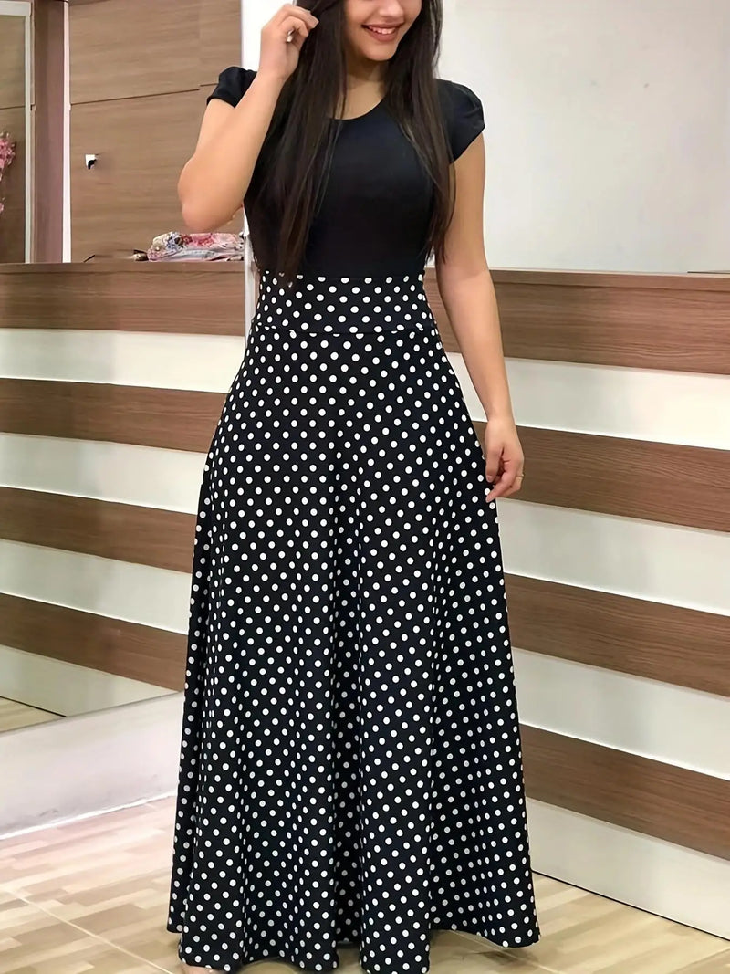 Print Flared Dress