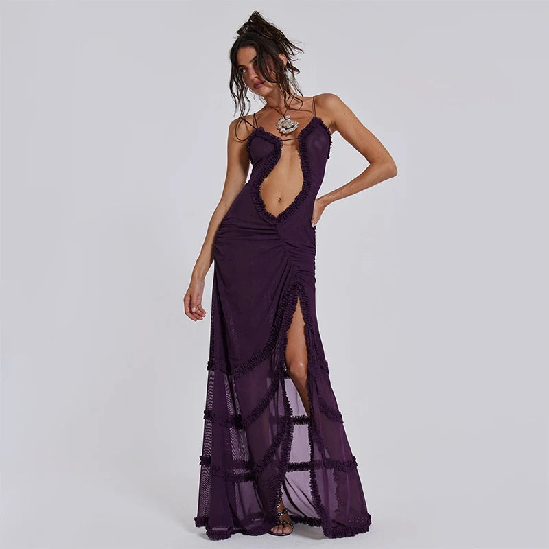 Slit Party Dress.