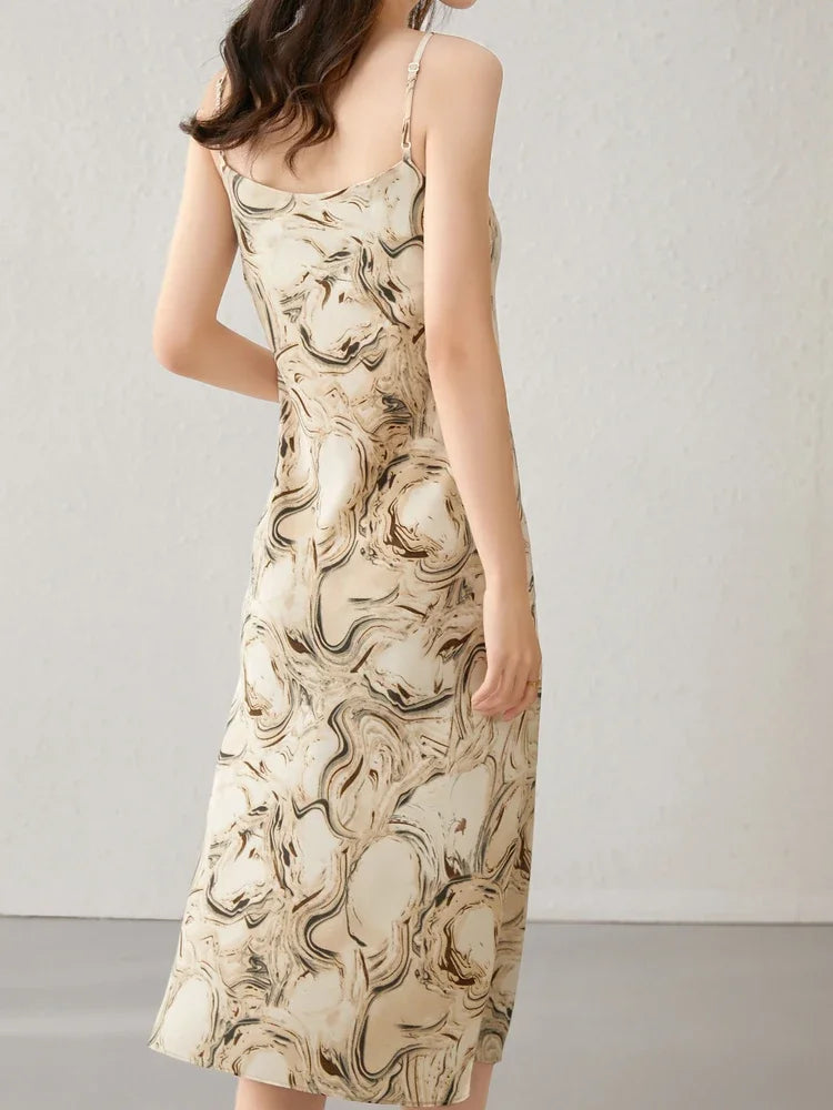 Printed Midi Dress
