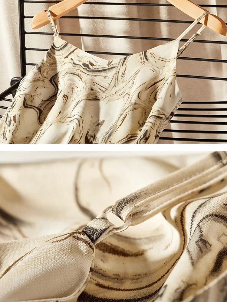 Printed Midi Dress