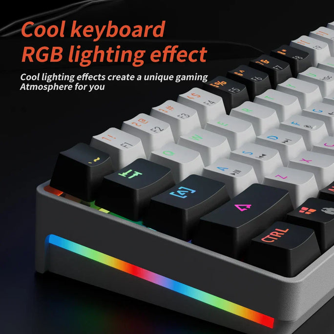 Teclado mecânico para jogos MUCAI RGB